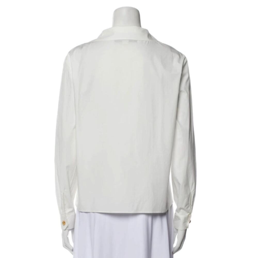 Gucci white button up with gold buttons. - Picture 5 of 5